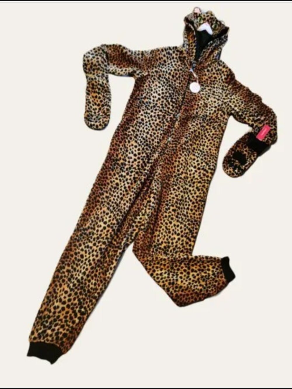Cheetah Cat Onesie Costume Halloween